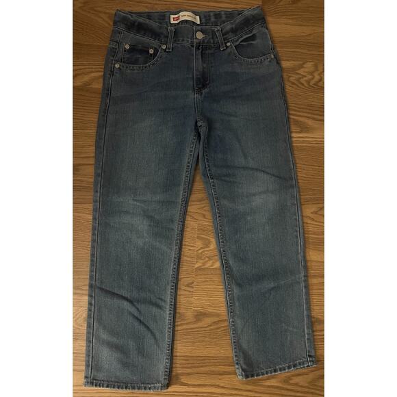 Levi's 505 Jeans Boys 10 Husky 30x26 Medium Wash Regular Fit Straight Leg - Picture 1 of 9